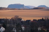 Blick von Mühlsdorf, bis zur Festung Königstein